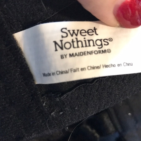 Sweet Nothings Maidenform Black nude lace underwire bra size 38DD - Picture 6 of 7